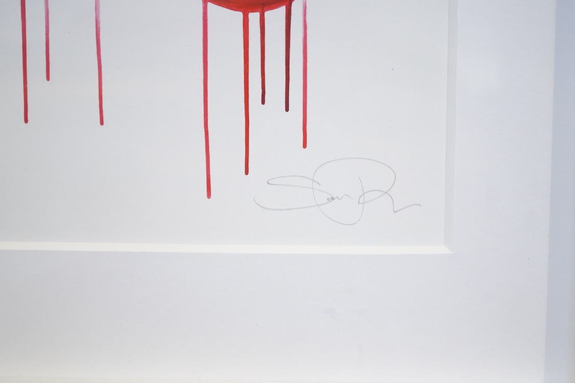 Sara Pope (b.1973), 'Influencer', signed in pencil, limited edition 55/100, colour print, 19 x 19cm